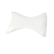 DMI Neck Pillow for Cervical, Neck and Shoulder Support to Relieve Pain and Headaches with Removable Cover, Medium Support, White