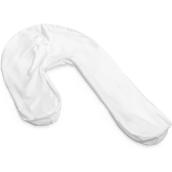 DMI Protective Pillowcase for the Side Sleeper Pillow, Extends Product Life of Pillow, Protects Against Moisture & Stains, Zipper & Snap Enclosure, FSA & HSA Eligible, White