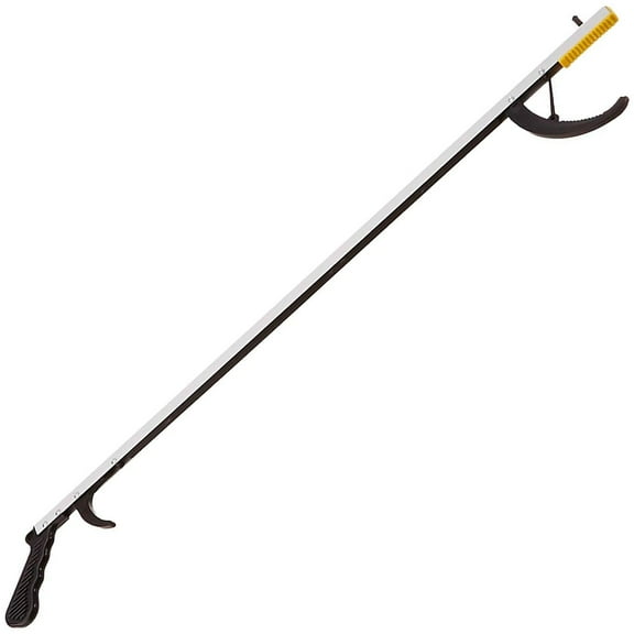 HealthSmart Aluminum Reacher Grabber, 32" Trash Picker and Gripper Tool with Magnetic Tip for the Disabled, Pick Up Stick Grabber Reaching Aid
