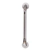 DMI Silver Knurled Steel Bathtub Grab Bar 32" L 521-1530-0632