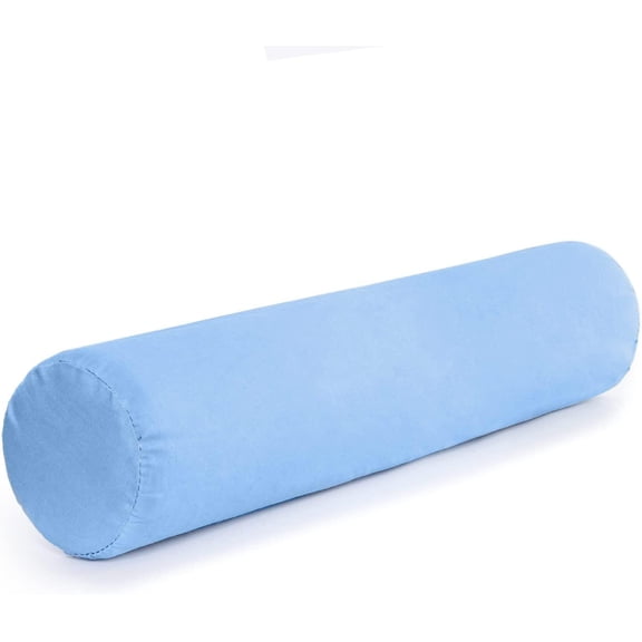 DMI® Lightweight Comfort Foam Roll Support Pillow, 3 1/2" x 19", Blue