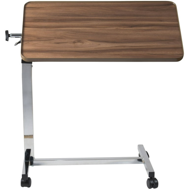 DMI Tilt-Top Overbed Table, Bedside Table with Wheels