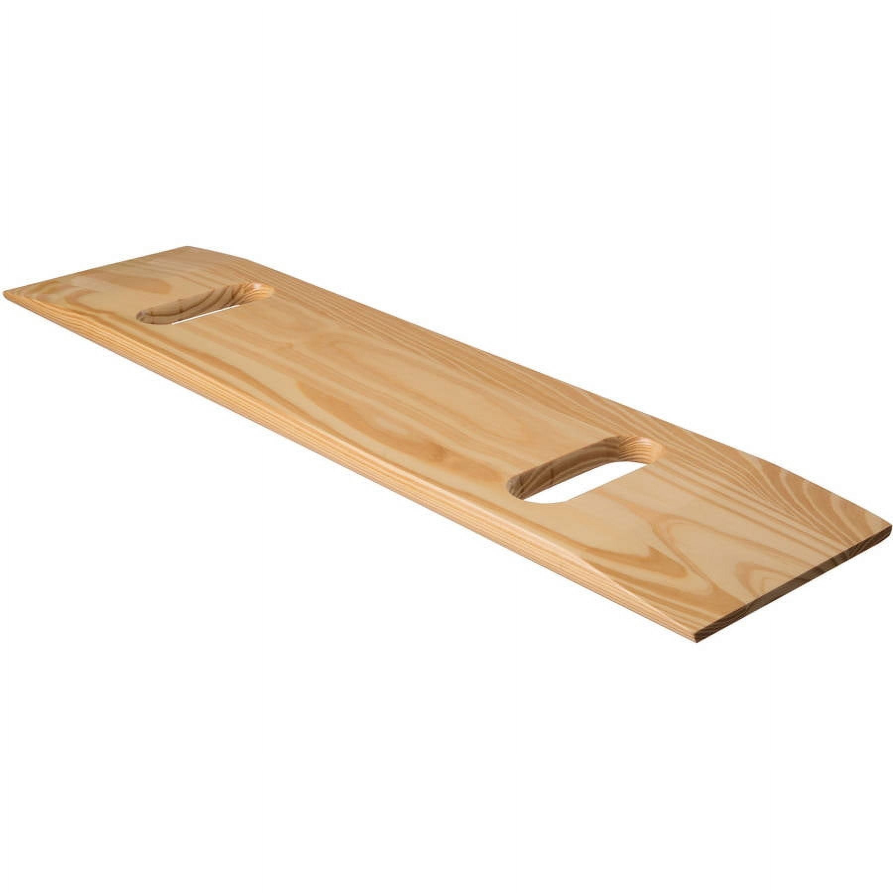 DMI Transfer Board and Slide Board, FSA Eligible, Made of Heavy-Duty Wood  for Patient, Senior and Handicap Move Assist and Slide Transfers, Holds up