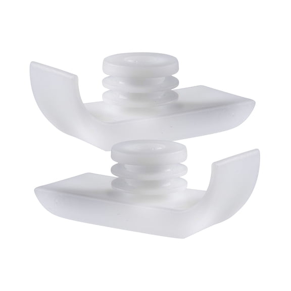 DMI Walker Ski Glides, Fit 1-Inch Legs, Eliminates Need To Lift Walker, 2 Count, FSA HSA Eligible