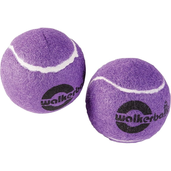DMI Walkerballs Precut Walker Tennis Ball Glides, Fit Most Walkers, 1 Pair, Purple