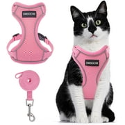 DMISOCHR Cat Harness and Leash Set Escape Proof Cat Vest Harness for Outdoor