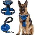 thumbnail image 1 of DMISOCHR No Pull Dog Harness and Leash Set Walking Breathable Mesh Large Dog Vest Harness Soft Padded, 1 of 5