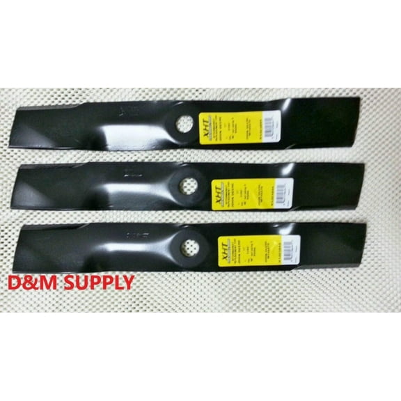 DMJD1052 Set of 3 TO FIT John Deere 54" XHT Lawn Mower blades Z525E Z535M Z540M Z425 Z435 Z445