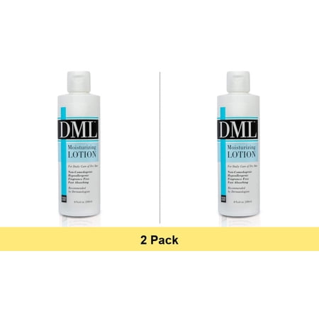 DML Moisturizing Lotion Fragrance Free - 8 Oz - 2 Pack