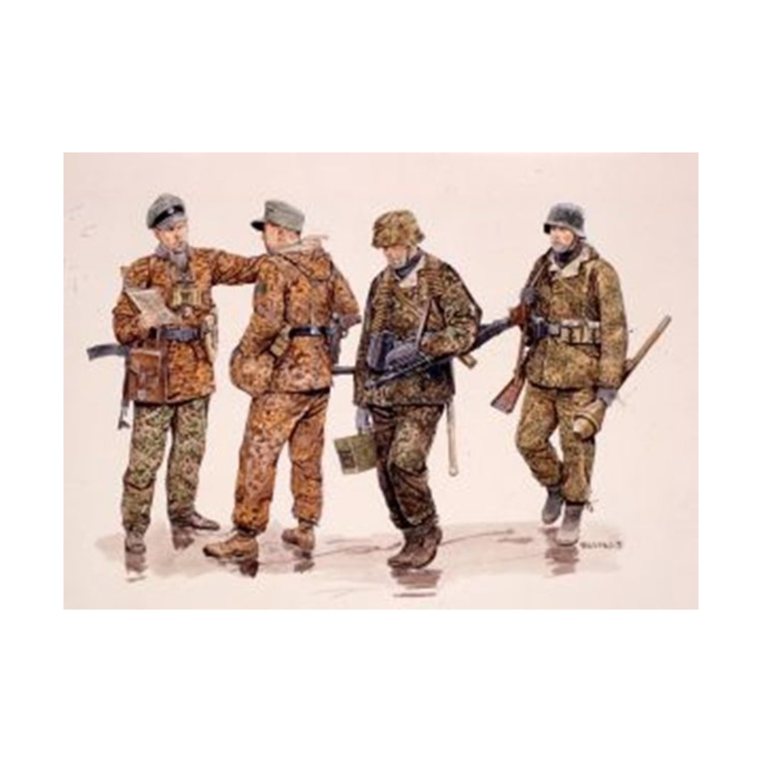 DML6002 1:35 Dragon German Combat Unit Ardennes 1944-45 Figure Set