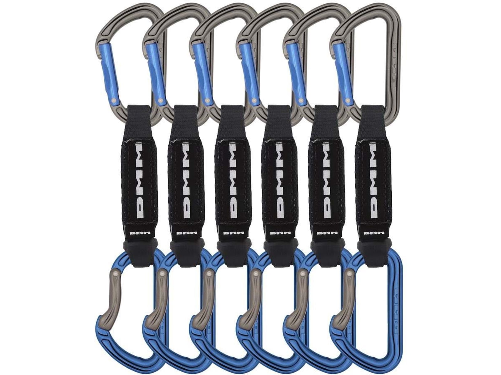 Quickdraw Pack DMM Shadow Quickdraw, Pack of 7, Titanium/Blue, 12cm - Walmart.com