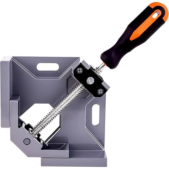DMNI Corner Clamp - 90 Degree Right Angle Clamp - Non-Slip Grip - Heavy-Duty Aluminum Alloy - 1 Pack