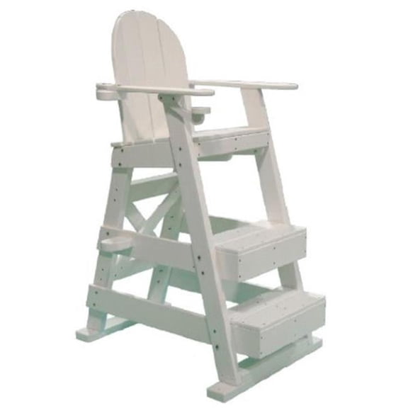 DMO TWLG510W 40 x 41 in. 2 Box Plastic Lifeguard Chair - White