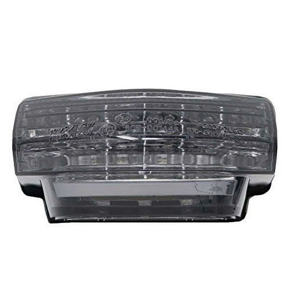 DMP Smoked Integrated High Intensity LED Motorcycle Tail Light LEPAZA25688