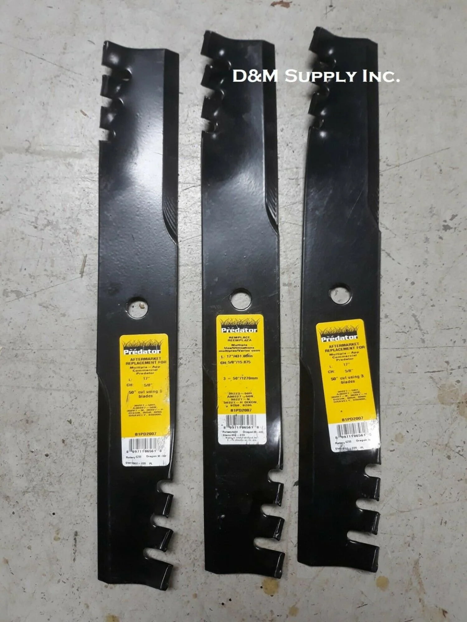 Predator mulching blades sale