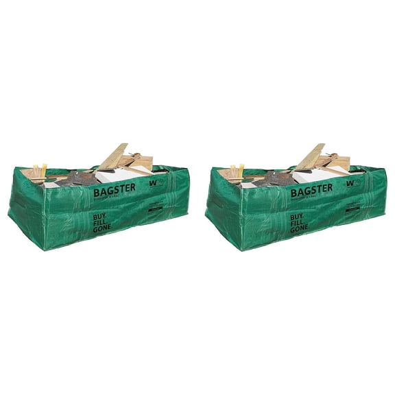 DMPSTR 8x4x2.5 ft Bagster In A Bag, 3 Cubic Yd Capacity, 3300 lb Debris Waste Storage