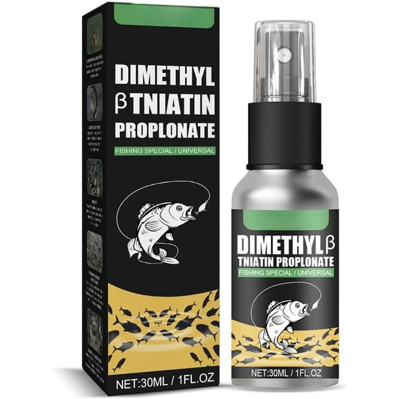 DMPT 30ml High-Concentration Fish Attractant Liquid – Fast-Dissolving Bait Additive Spray for Bass/Carp/Trout for Freshwater & Saltwater Fishing, All-Angler Lure Booster