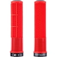 thumbnail image 1 of DMR DeathGrip 2 Flangeless Grips - Thin, Lock-On, Red, 1 of 1