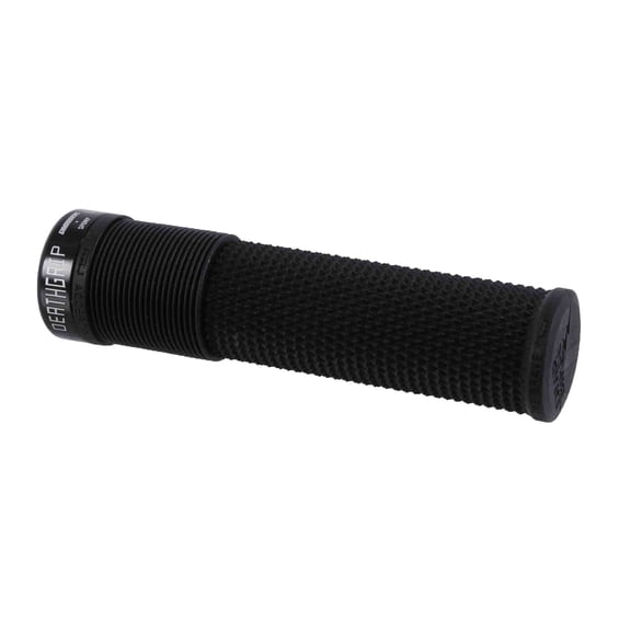 DMR DeathGrip Flangeless Grips - Thin, Lock-On, Black