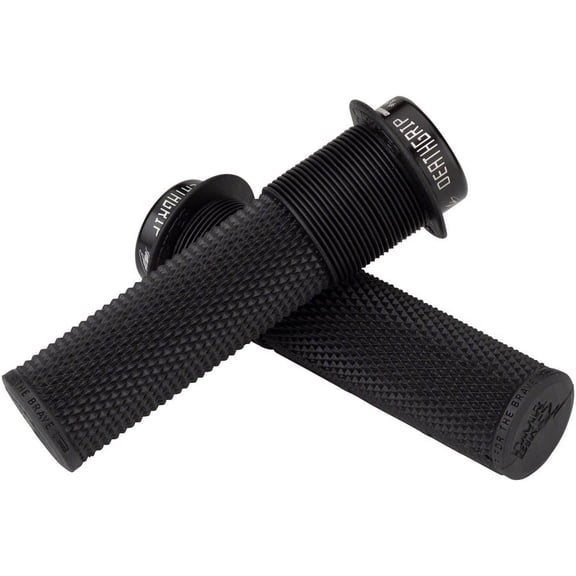 DMR Brendog DeathGrip Grips - Super-Soft Race, Flanged, Lock-On, Black MTB