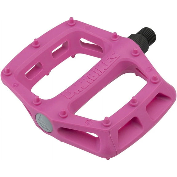 DMR V6 Pedals - Platform Plastic 9/16" Pink Nylon Body Bicycle Pedal