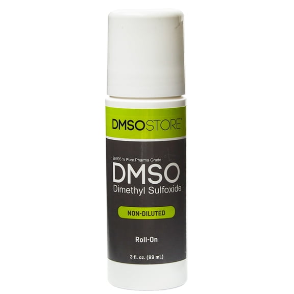 DMSO 3 oz. Roll On Non-Diluted, Pure 99.995% Pharma Grade Dimethyl Sulfoxide-Low-odor