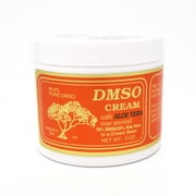 DMSO Cream With Aloe Vera Rose Scented - 4 Ounces