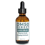 DMSO Liquid 99.99% Pharmaceutical Grade Dimethyl Sulfoxide - Glass Dropper 2 oz