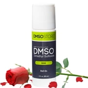 DMSO Store 3 oz. Rose Scent Roll On, 99.995% Pharmaceutical Grade Dimethyl Sulfoxide