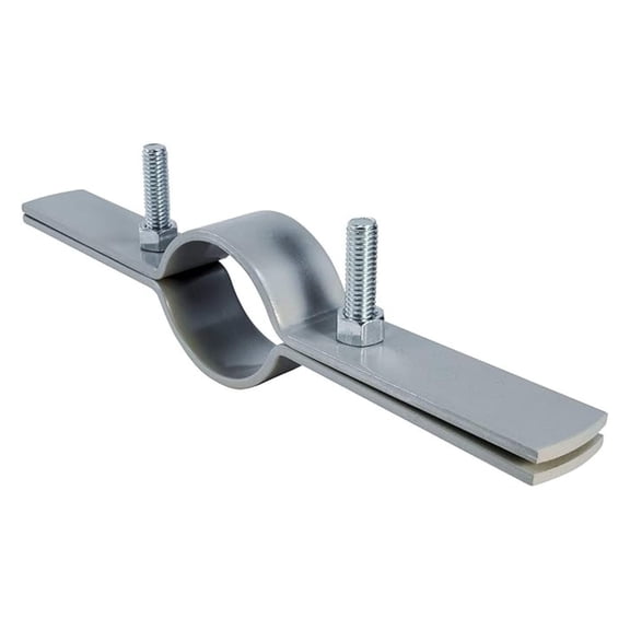 DMST-FQ014 Riser Clamp Vertical Pipe Hanger for Copper, Iron, CPVC, PEX 14 in. Epoxy Coated Steel