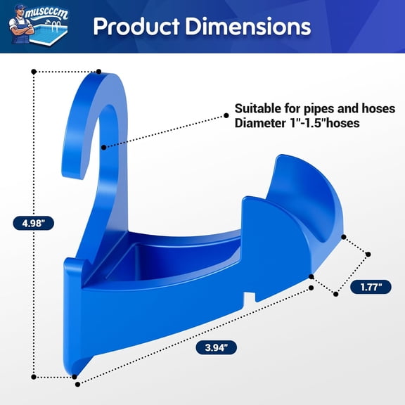 DMST-FQ02 Riser Clamp Vertical Pipe Hanger for Copper, Iron, CPVC, PEX 2 in. Epoxy Coated Steel, 2, 2