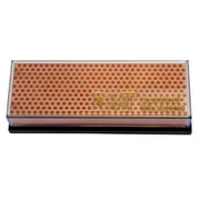 dmt 6-in الماس whetstone غرامة 600 مبراة سكين الحصباء ، أحمر ، مع غطاء بلاستيكي