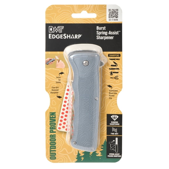 DMT Burst  Spring-Assisted Diamond Sharpener with Fine Grit & Ergonomic Grip