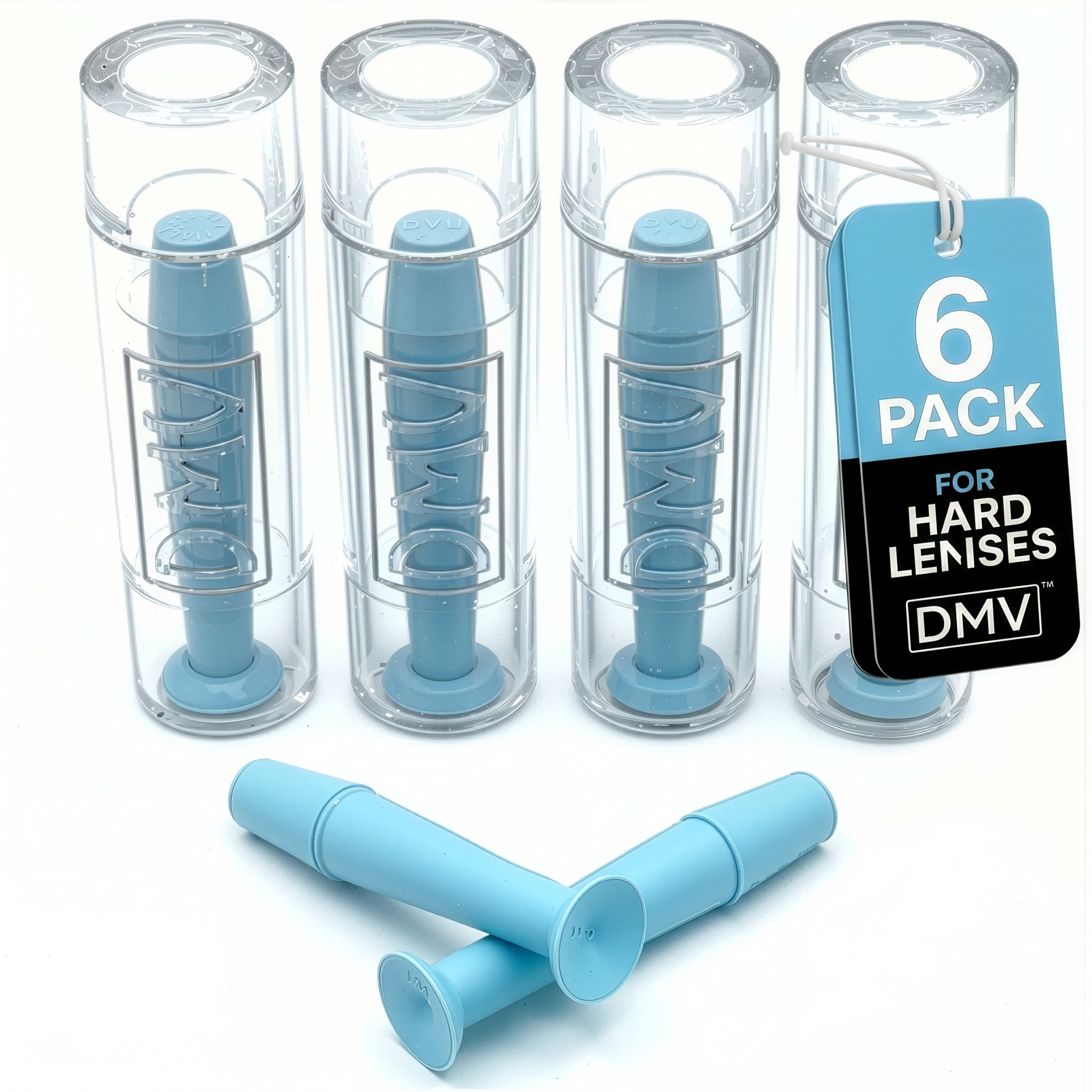 Eye See Hard Contact Lens Remover, RGP Plunger, Green, Box of 10