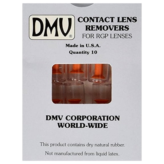 DMV Ultra Hard Contact Lens Remover - Orange (Pack of 10)