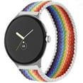 thumbnail image 1 of DMVEIMAL Braided Bands Solo Loop Compatible with Google Pixel Watch/Pixel Watch 2, Stretchy Nylon Elastic Straps for Google Pixel Watch Wristbands Women Men, 1 of 14