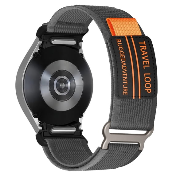 DMVEIMAL Rugged Trail Loop Band for Samsung Galaxy Watch 6 5 4 40mm 44mm 42mm 46mm 43mm 5 Pro 45mm Band One-Click No Gap Soft Nylon Sport Loop for Galaxy Watch 6 5 4