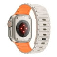 thumbnail image 1 of DMVEIMAL Silicone Magnetic Link Band Compatible with Apple Watch Band iwatch Bands 49mm 45mm 44mm 42mm 41mm 40mm 38mm Silicone Wristband Magnet link for iWatch SE SE2& Series 9 8 7 6 5 4 3 Ultra 2, 1 of 11