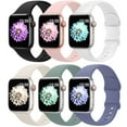 thumbnail image 1 of DMVEIMAL Sport Bands Compatible with Apple Watch Band iwatch Bands 38mm 40mm 41mm 42mm 44mm 45mm 49mm,Soft Silicone Waterproof Strap for iWatch Apple Watch Series 9 Ultra 8 7 6 5 4 3 2 1 SE Women Men, 1 of 12