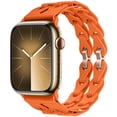 thumbnail image 1 of DMVEIMAL Women Silicone Sport Band Compatible with Apple Watch Band iWatch Sersie Bands 40mm 44mm 41mm 38mm 45mm 42mm 49mm, Cute Breathable Sport Strap for iWatch Series 9 SE 8 7 6 5 4 3 Ultra 2, 1 of 8