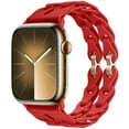 thumbnail image 1 of DMVEIMAL Women Silicone Sport Band Compatible with Apple Watch Band iWatch Sersie Bands 40mm 44mm 41mm 38mm 45mm 42mm 49mm, Cute Breathable Sport Strap for iWatch Series 9 SE 8 7 6 5 4 3 Ultra 2, 1 of 8