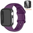 thumbnail image 1 of DMVEIMAL iphone Bands Compatible for Apple Watch Band and Case 49mm 45mm 44mm 41mm 40mm Silicone Sport Band Compatible for Apple Watch Sereis 9 8 7 6 5 4 3 SE Ultra, 1 of 13