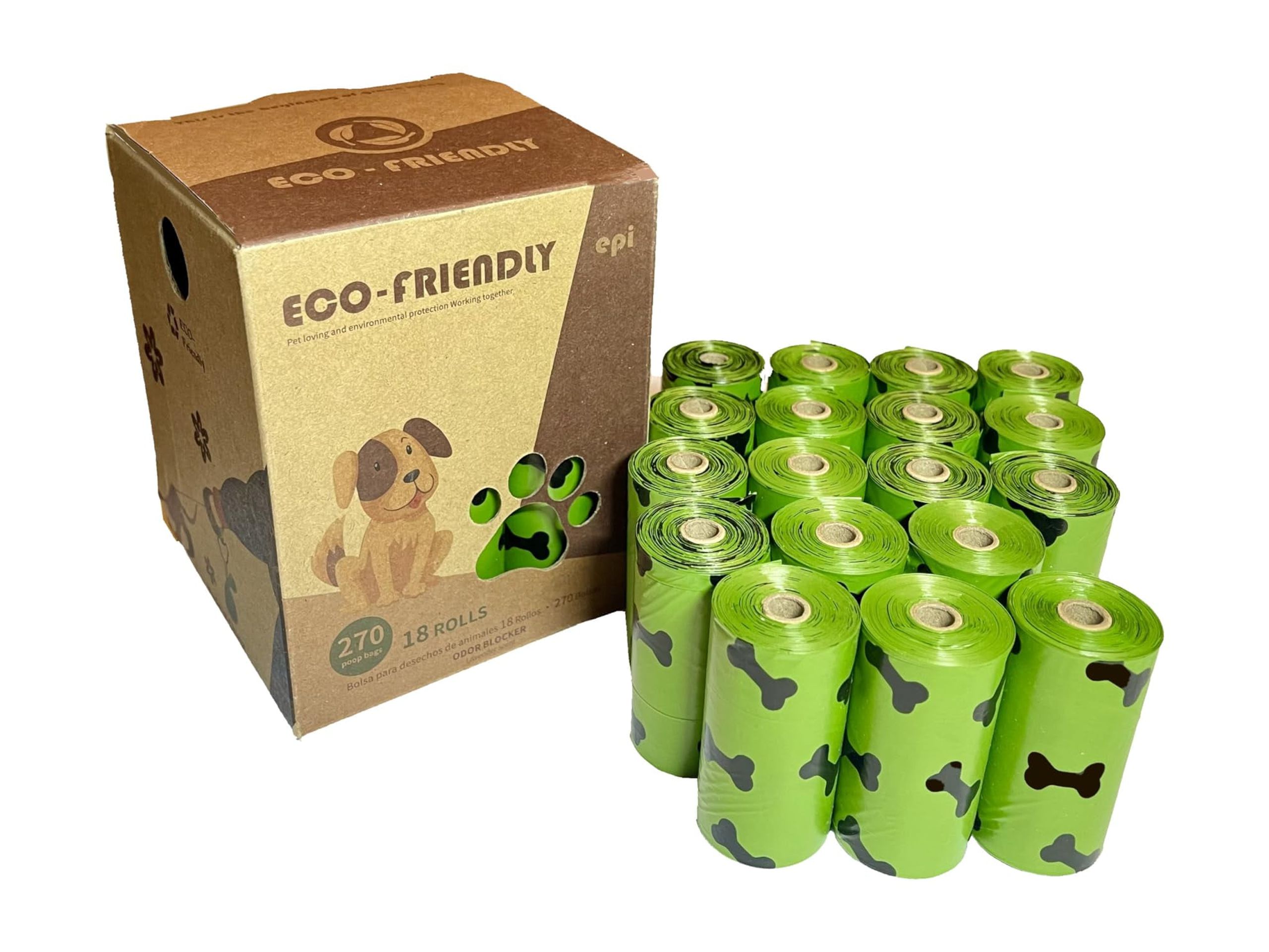 DMVs Finest Dog Poop MMF7 Bags, Cat Poop Bags, Compostable Dog Poop