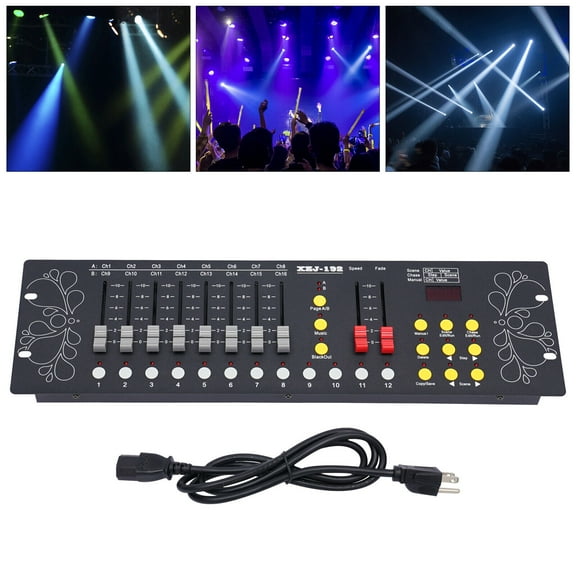 DMX 192 Channels Operator Console Controller For Stage Lighting DJ Party KTV Bar