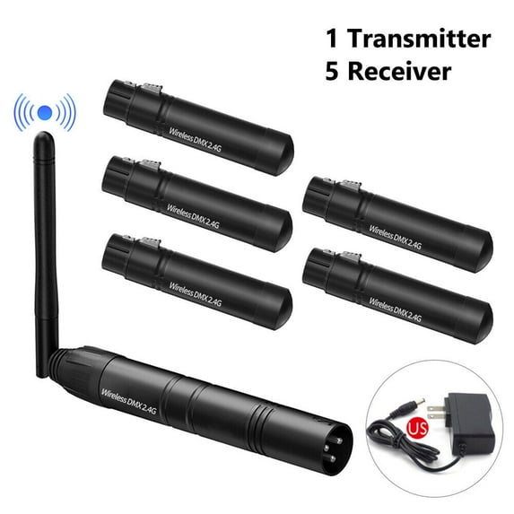 DMX 512 Dfi Controller XLR Receiver Transmitter 2.4G ISM Wireless