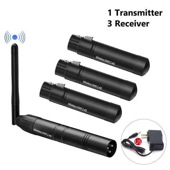 DMX 512 Dfi Controller XLR Receiver Transmitter 2.4G ISM Wireless