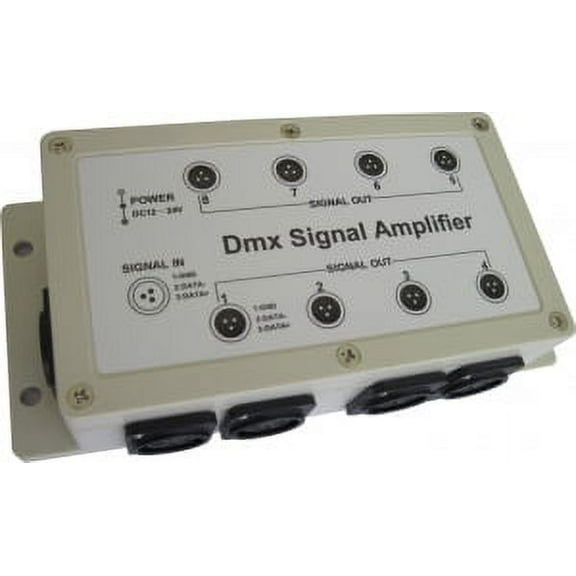 DMX 8 Channel Signal Amplifier Distribution