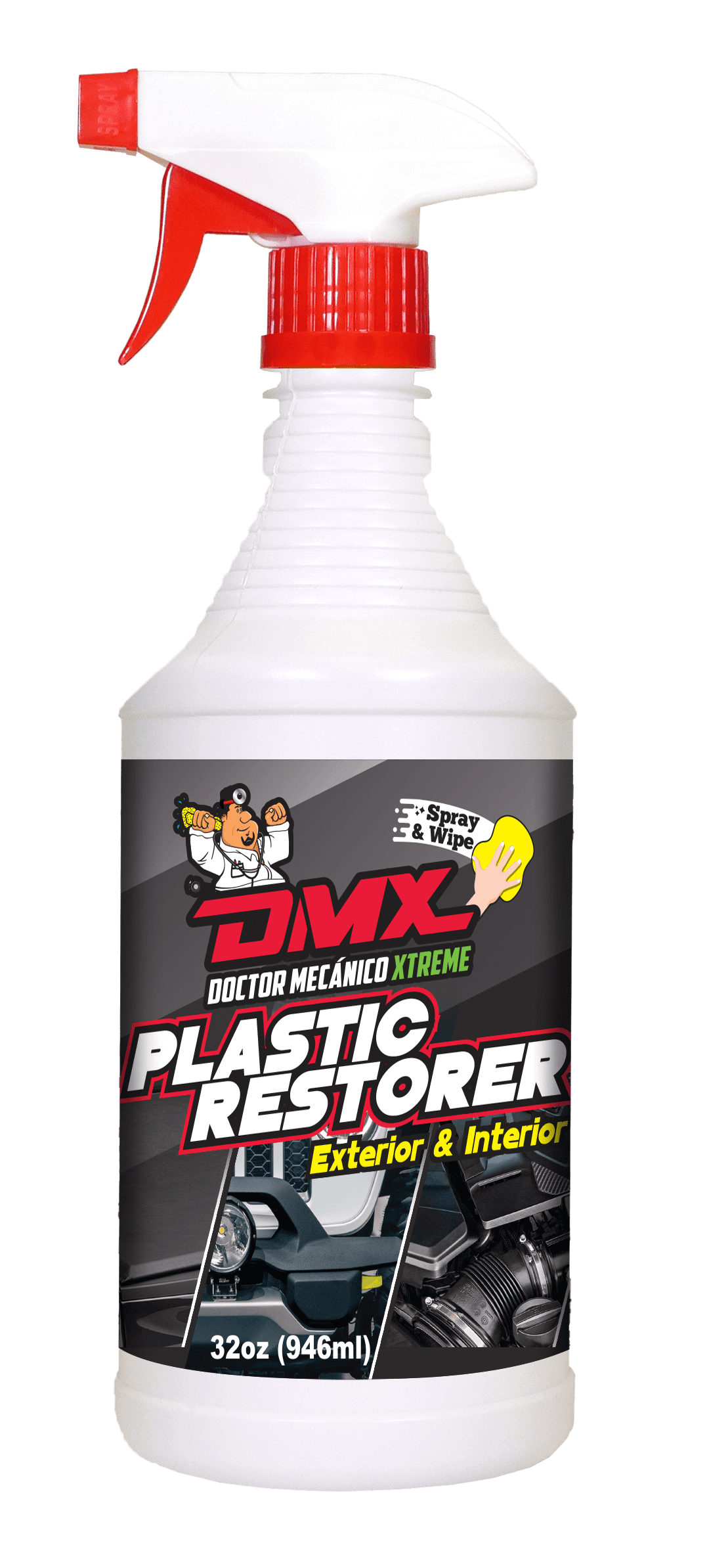 DMX Doctor Mecanico Xtreme Plastic Restorer Exterior and Interior32oz