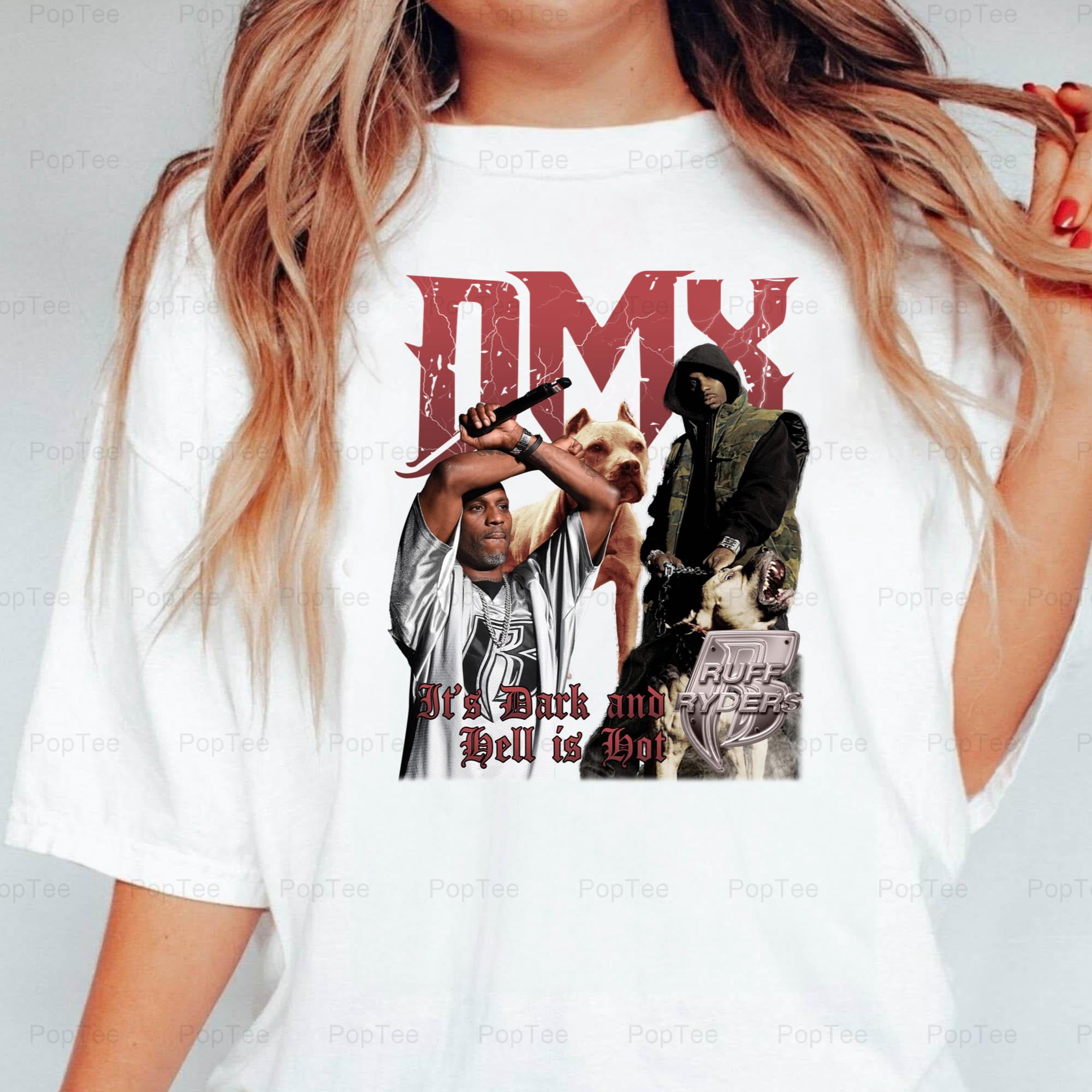 Dmx Meme Ruff Ruff DMX It's Dark and Hell Is Hot Ruff Ryders Rapper T-Shirt Unisex, up to ...