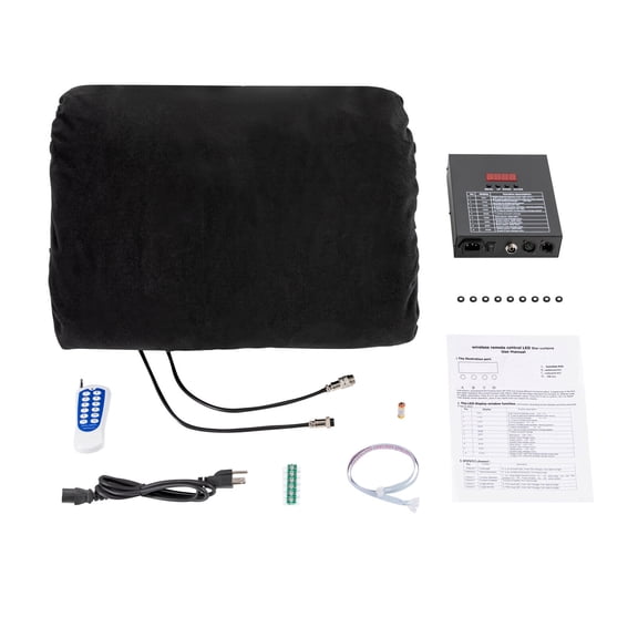 DMX512 LED Star Stage Backdrop LED Star Curtain Background Starry Sky Background